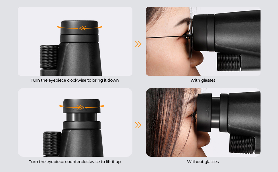 K&F Full Range 12x50 Monocular with Superb Clarity KF33.068 K&F