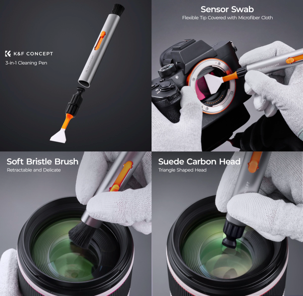 K&F 3-in-1 Camera and Sensor Cleaning Pen for Full Frame Sensors | SKU.1900 - Image 3