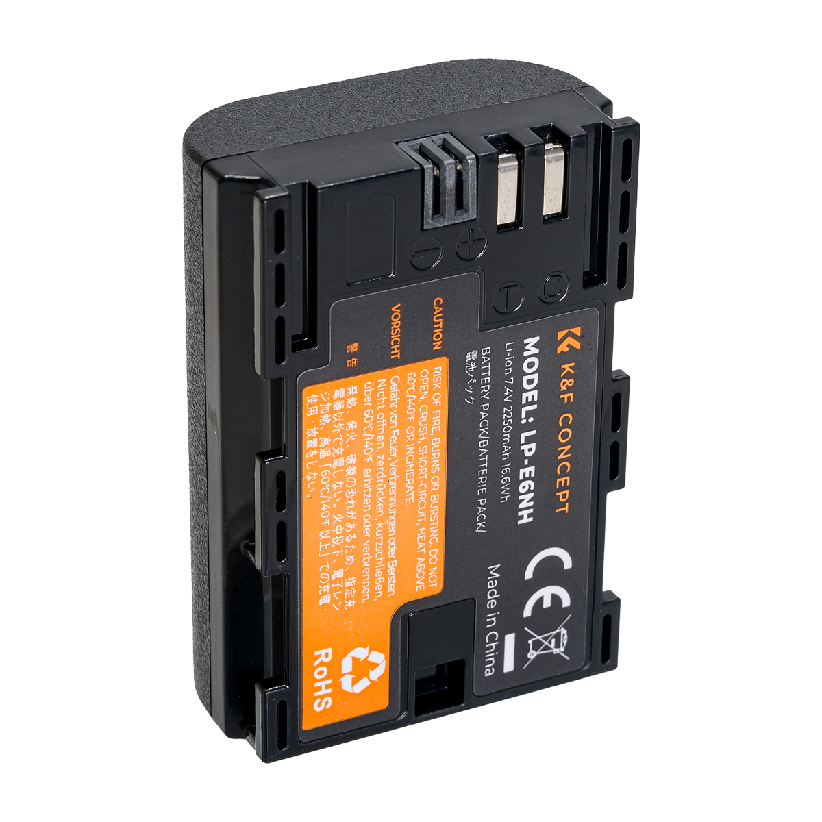 kf-canon-lp-e6nh-replacement-battery-product-image.png K&F LP-E6NH Camera Battery for Canon Cameras Product Image | KF28.0026
