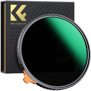 K&F ND2-ND400 Variable ND Filter (VND) 1-9 Stops Nano-X Series