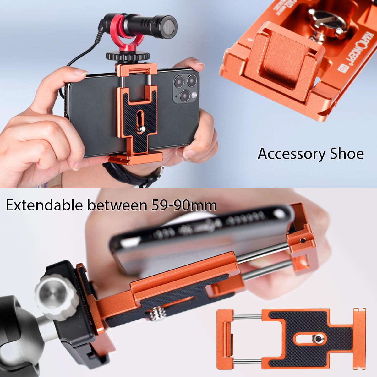 K&F Magic-Plate the 2-in-1 Quick Release Plate for Cameras and Smartphones - Image 3