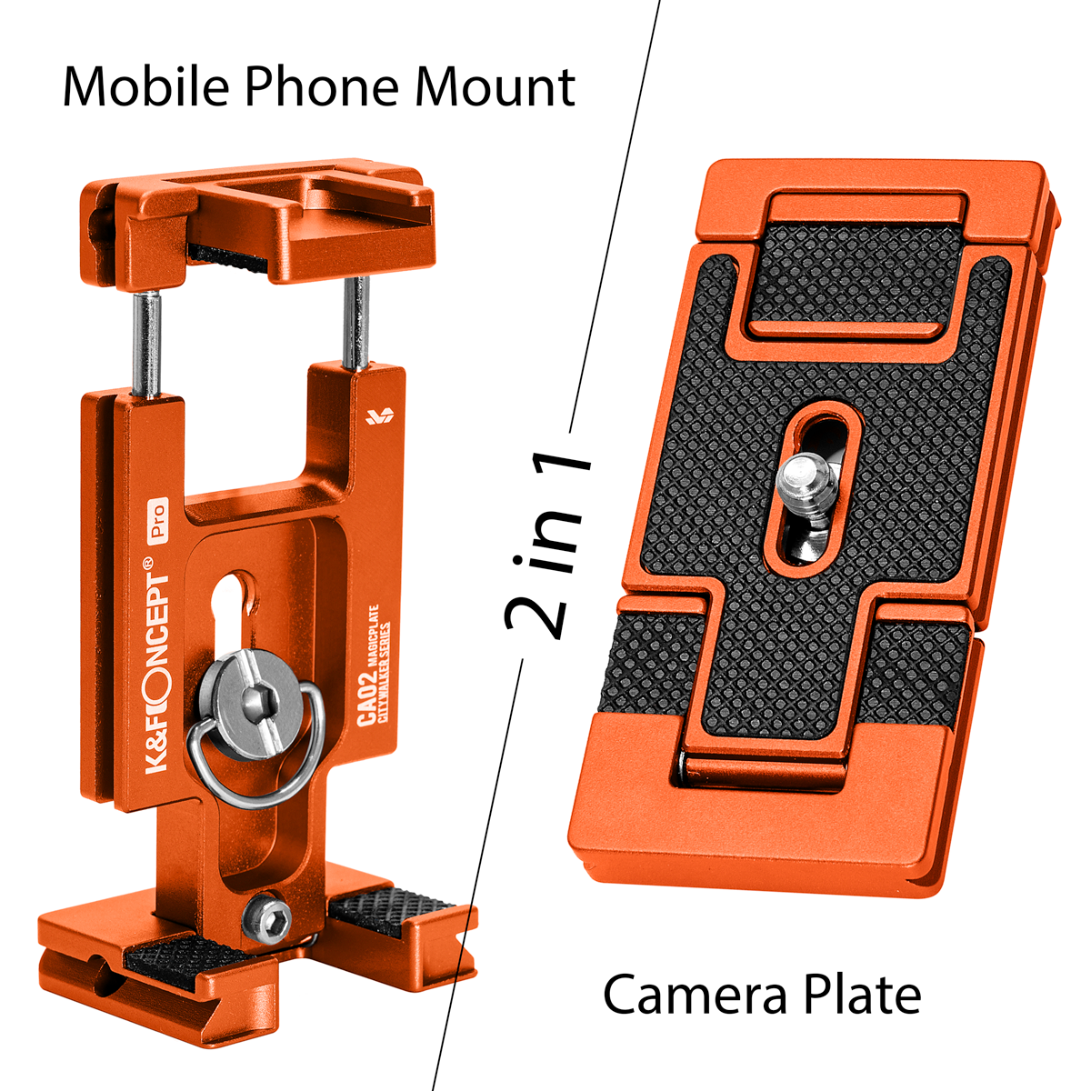 K&F Magic-Plate the 2-in-1 Quick Release Plate for Cameras and Smartphones