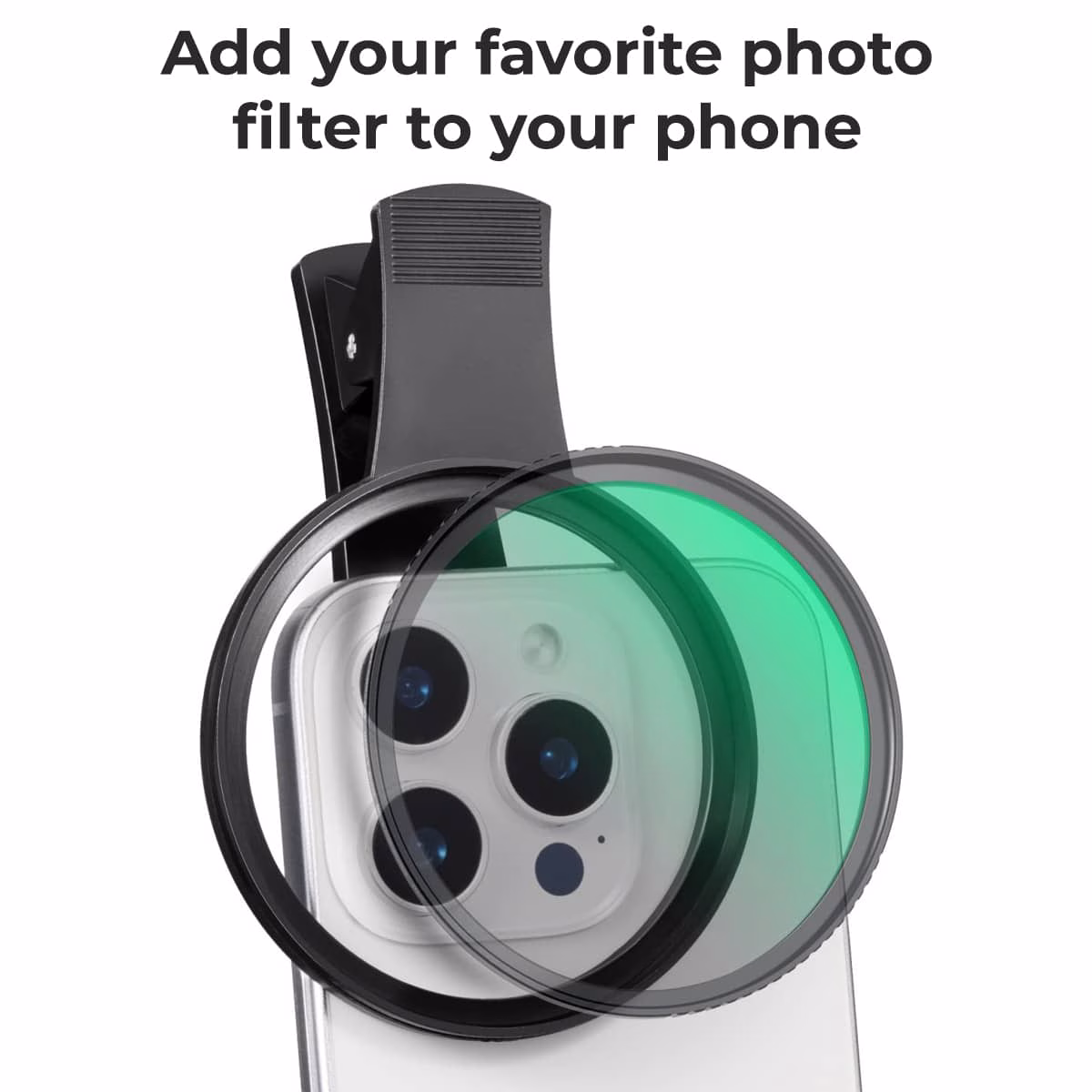 K&F Clip-On 67mm Universal Mobile Phone Mountable Filter Clamp | KF31.142 - Image 2