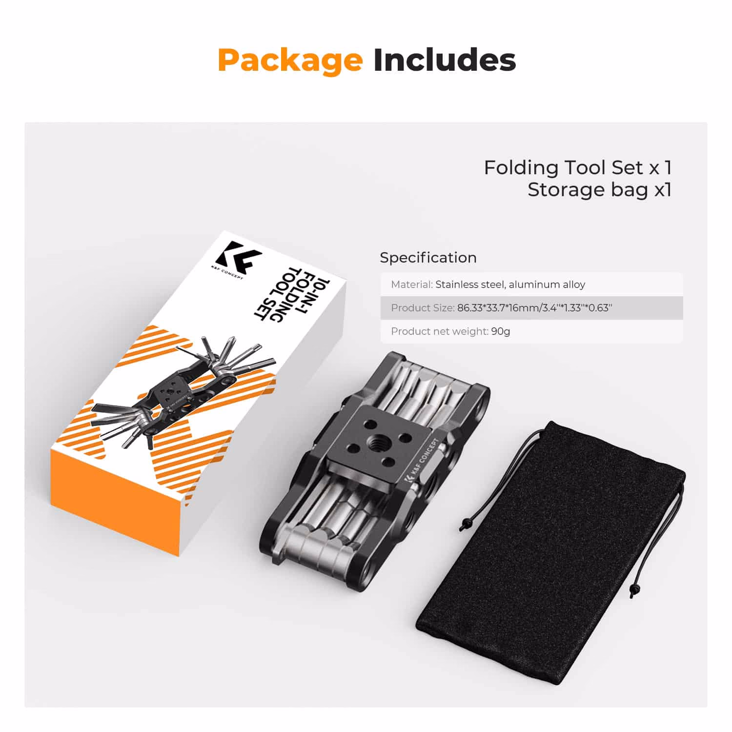 K&F 10-in-1 Multi-Tool for Working Photographers and Their Gear | KF31.099 - Image 7