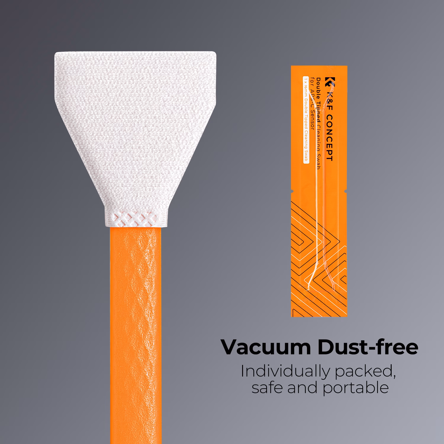 K&F 10-Pack APS-C Double-Head Sensor Cleaning Swabs | SKU.1962 - Image 4