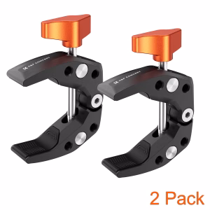 K&F 2 Pack Mini Super Clamp Ms15 with a Jaw Opening of 60mm | KF31.081S1