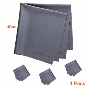K&F 4 Pack of XL Microfiber Cleaning Cloths measuring 40x40cm | SKU.1690