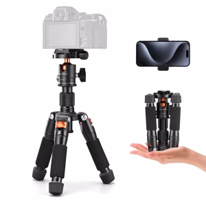 K&F 52cm Desktop Mini Tripod with Ball Head and Phone Holder | KF09.150