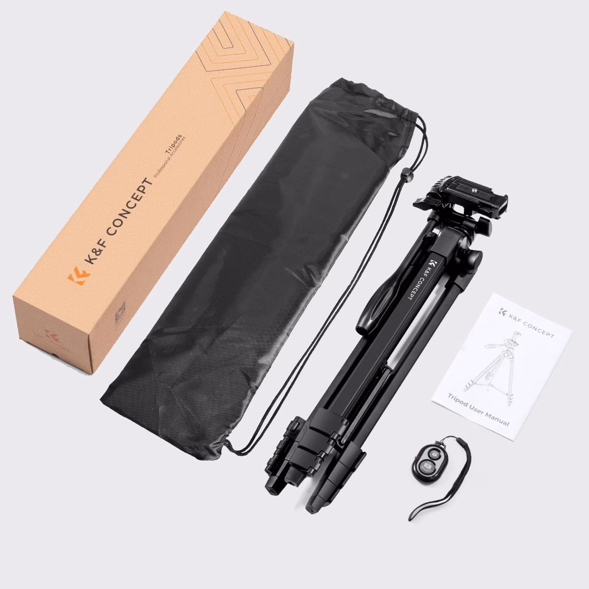 K&F Compact-Vlogger Tripod which Includes Remote and Phone Mount | KF09.125 - Image 8