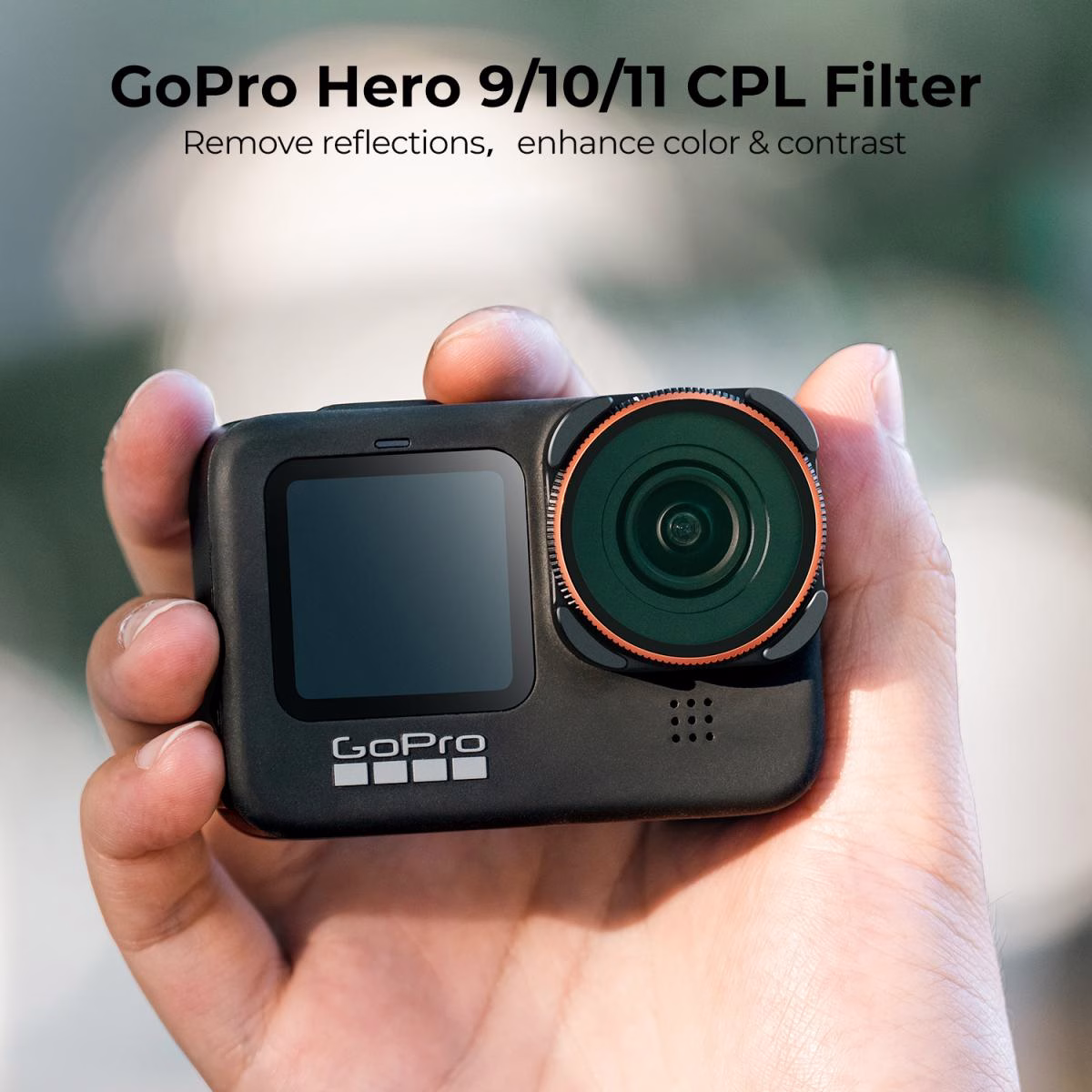 K&F CPL Filter for GoPro Hero 9, 10, 11, 12, 13 Nano-X Series | KF01.2336 - Image 6