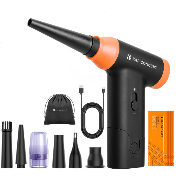 K&F Electric Air Blower and Vacuum with 6 Cleaning Nozzles | SKU.2318 - Image 9