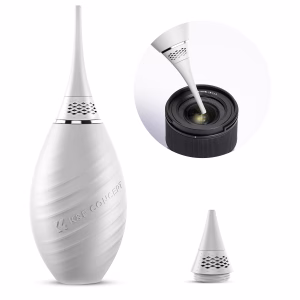 K&F Long Nozzle Air Blower Bulb (White) with One-Way Valve | KF08.048