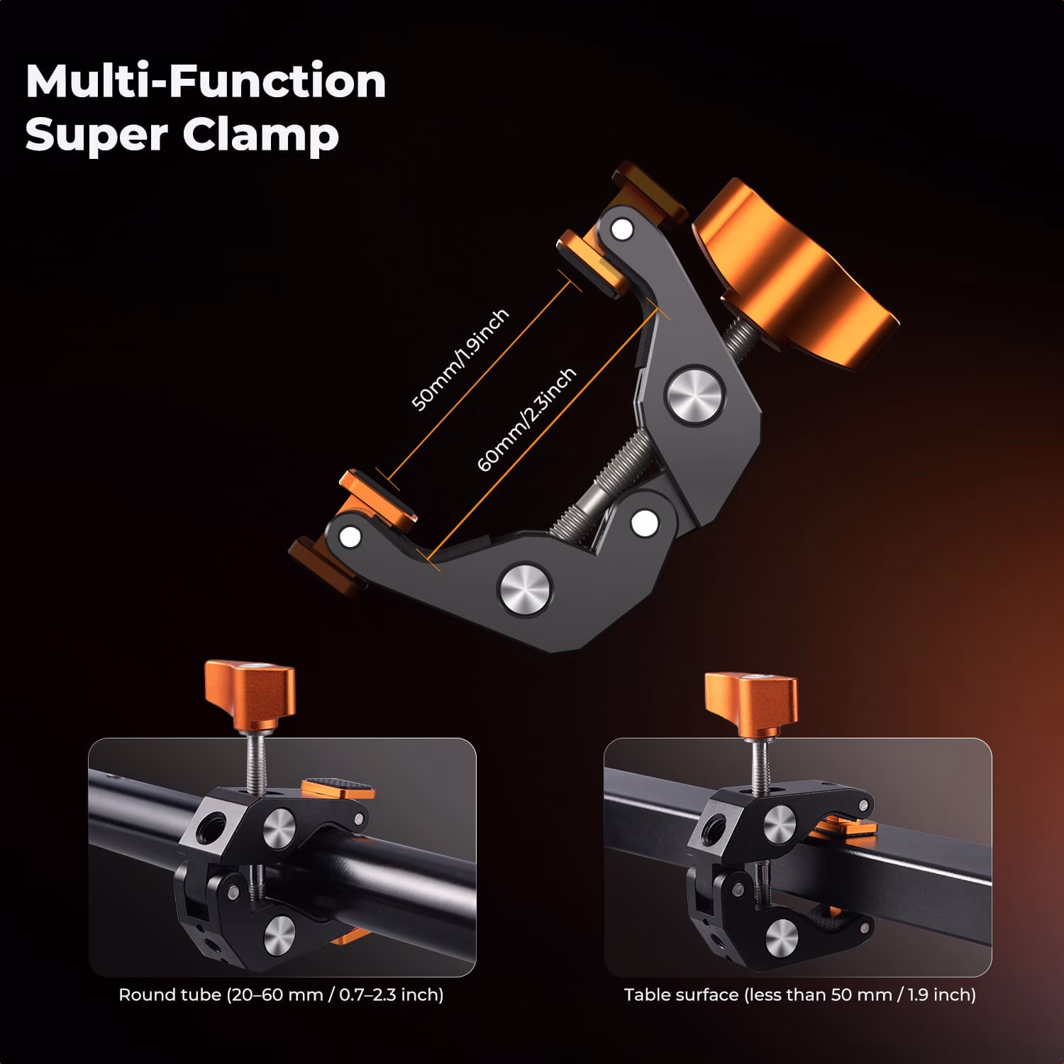 K&F Magic Arm 22 Inch with Super Crab Clamp and Accessories | KF31.201 - Image 6