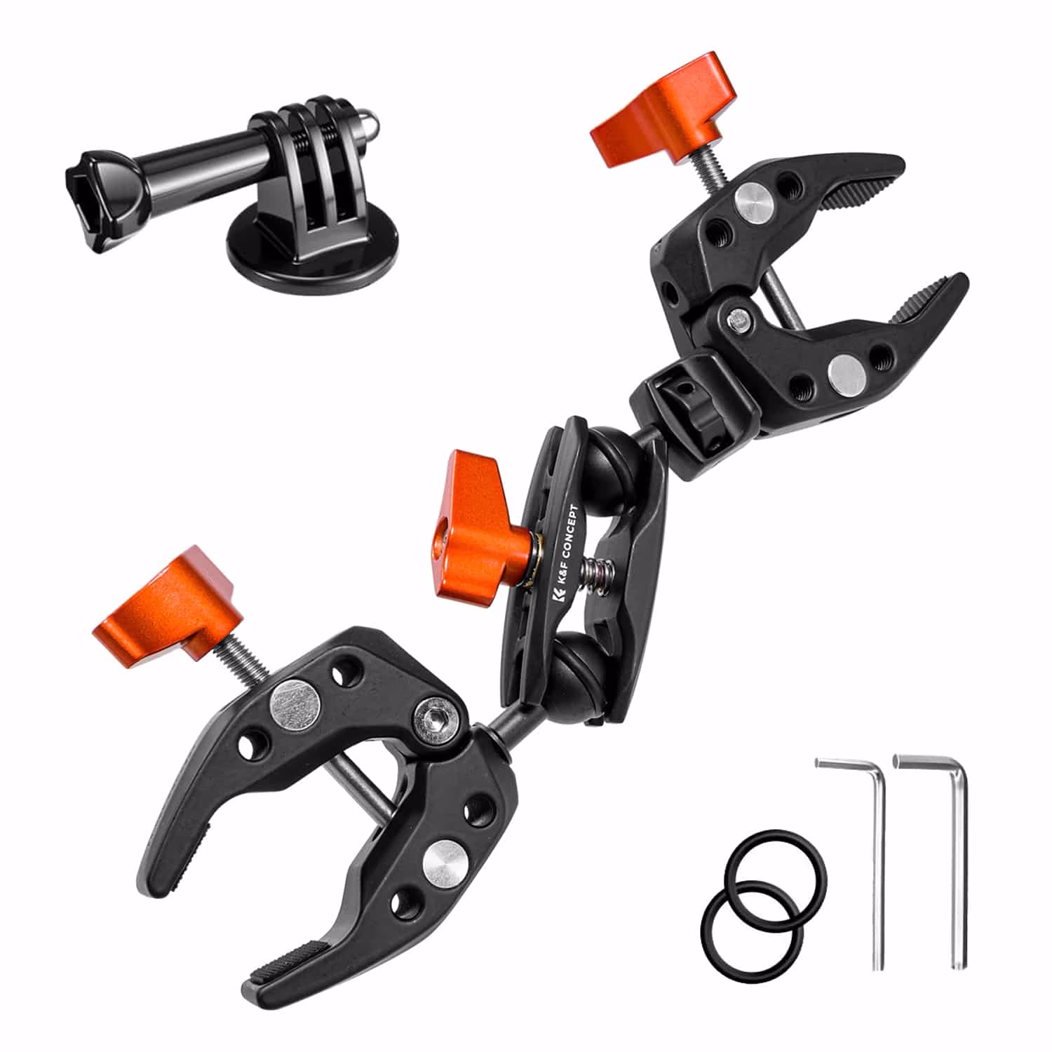 K&F Magic Arm Mini Grip with Dual Mini Super Clamp Heads | KF31.096