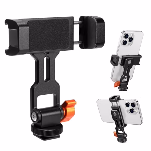 K&F Metal Phone Clamp with Shoe for Phone on Camera Mounting | KF31.094