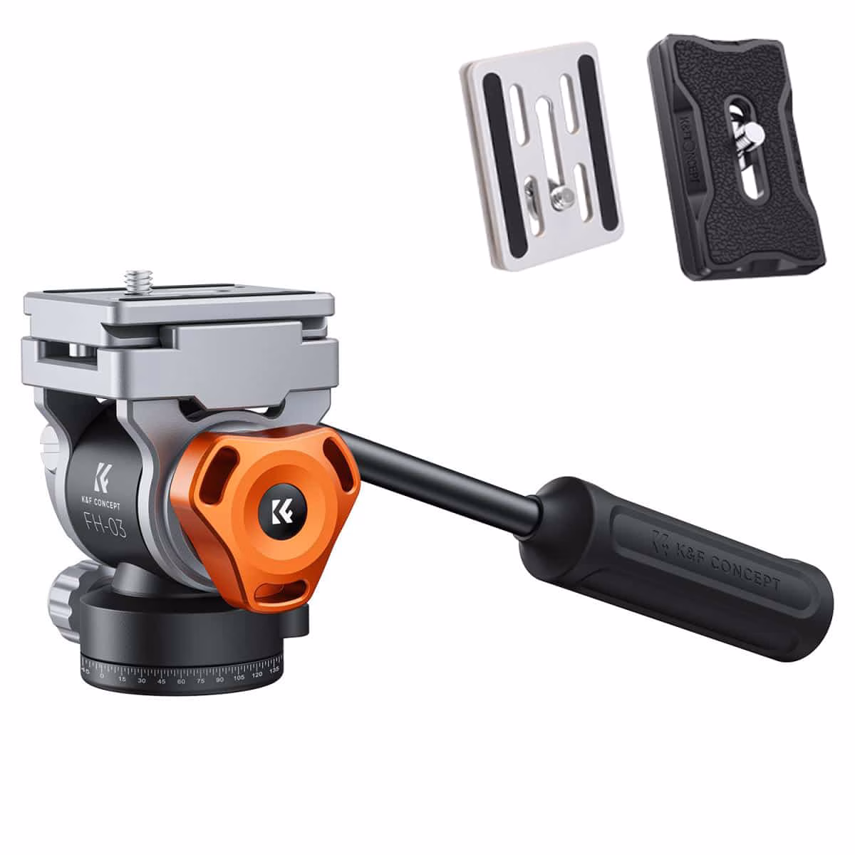 K&F Omni Fluid Video Tripod Head with a Max Load of 5kg | KF31.087