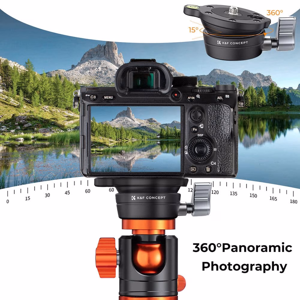 K&F Tripod Levelling Base for Fast Horizon Line Adjustment | KF31.102 - Image 6