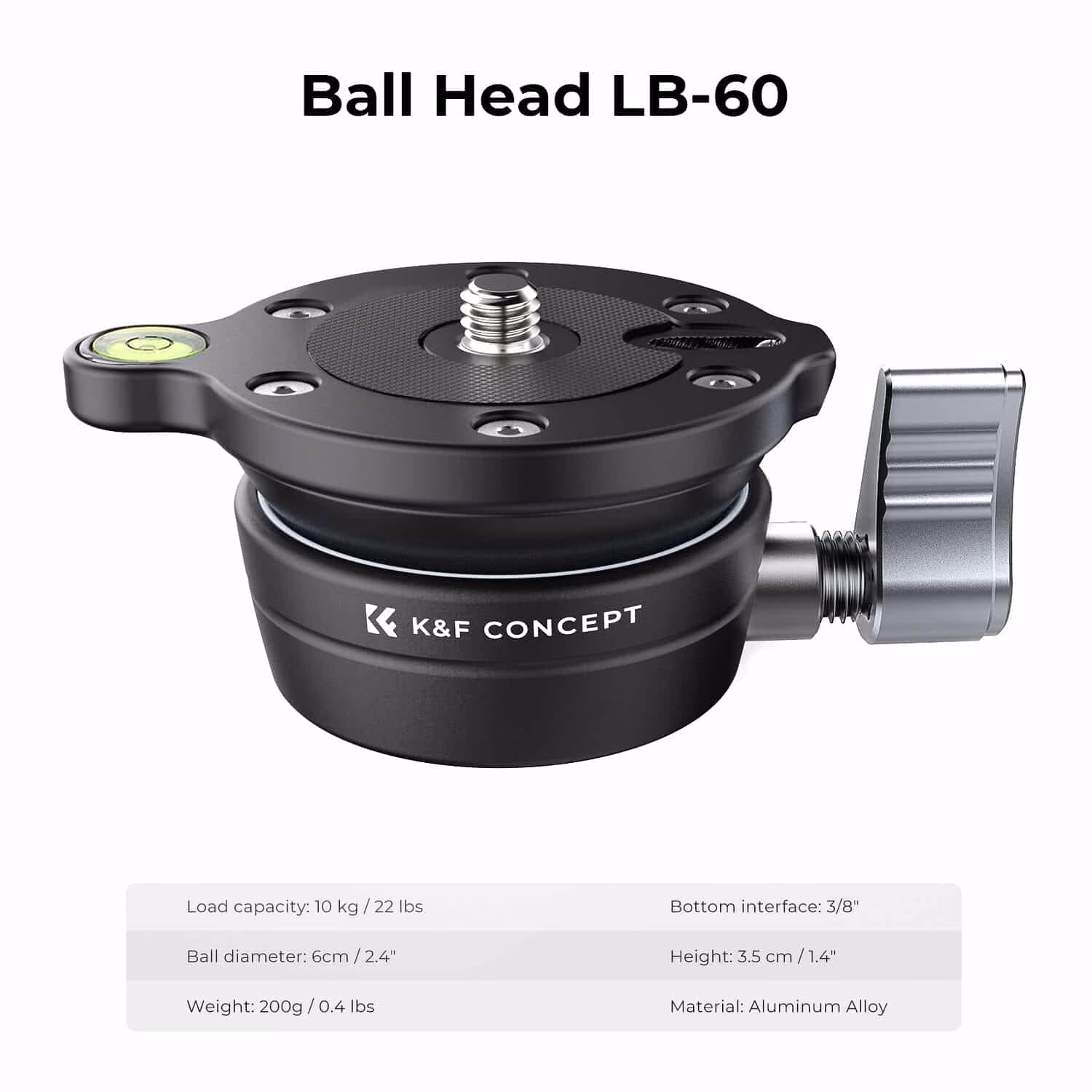 K&F Tripod Levelling Base for Fast Horizon Line Adjustment | KF31.102 - Image 2